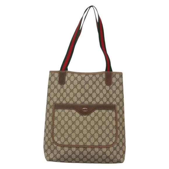 Gucci Sherry Beige Canvas tote - Picture 1 of 10